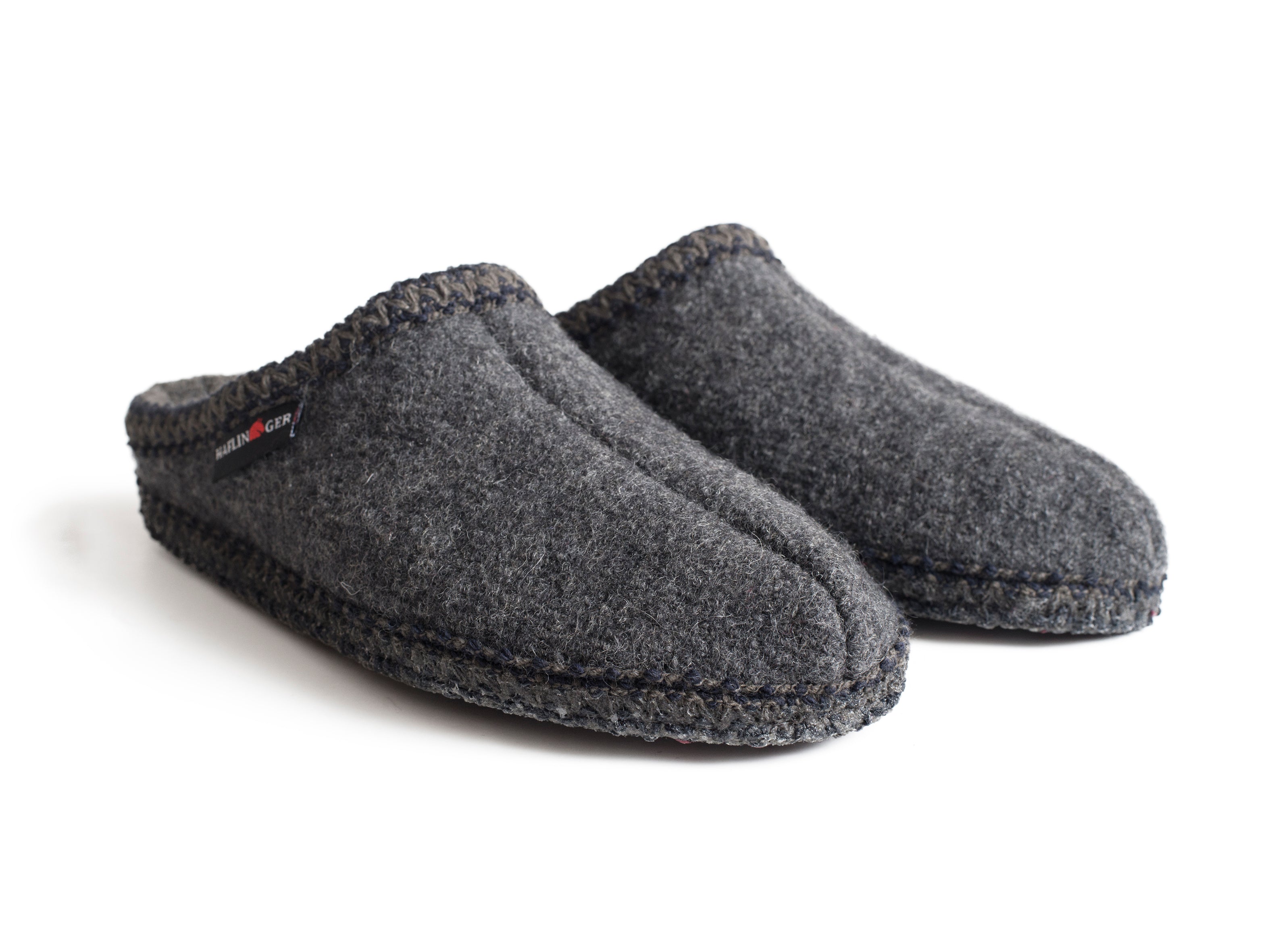 Wool Slippers Grey