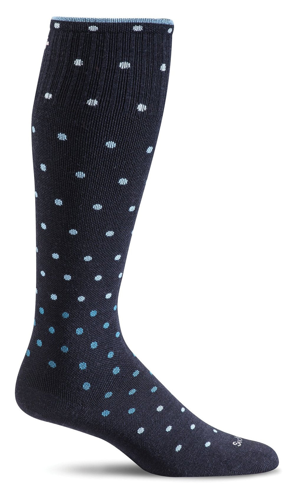 On the Spot Navy Compression Sock