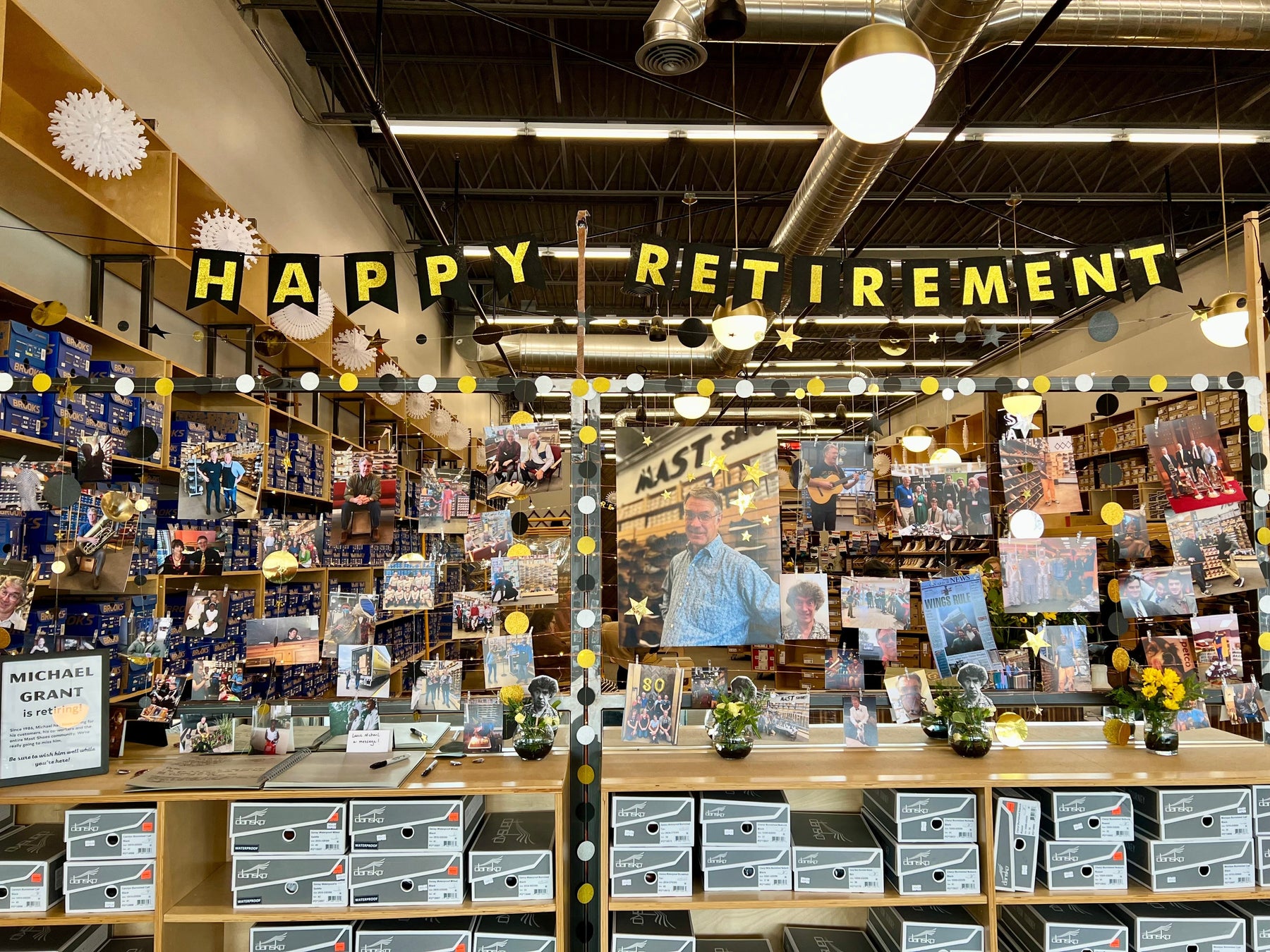 After four decades of service, Michael Grant is hanging up his shoe horn and retiring.