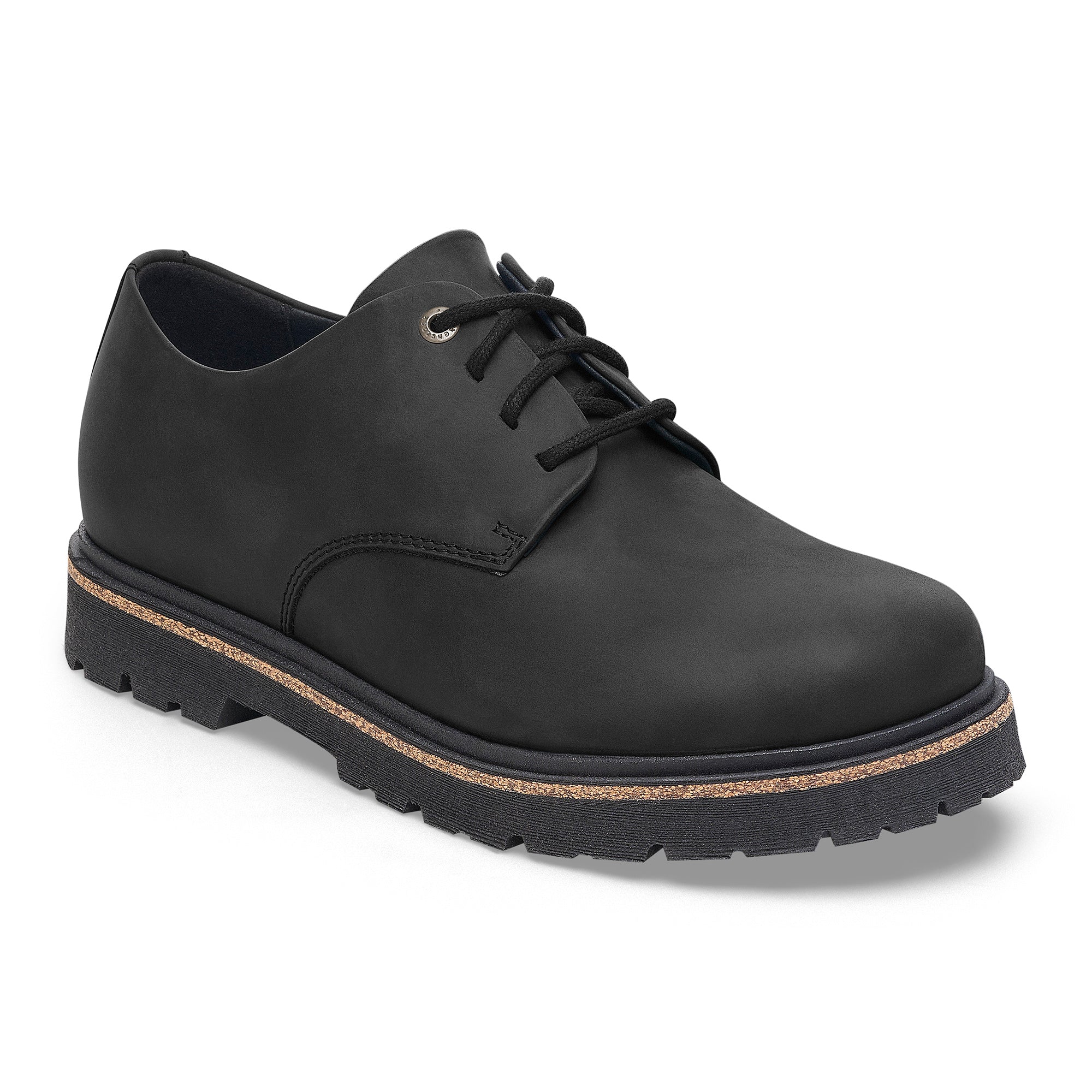 Highwood Low Black Oiled Oxford