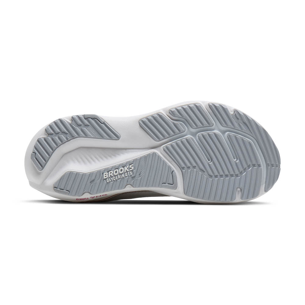 Glycerin GTS 23 White/Harbor Mist/Metallic (Women's size scale)