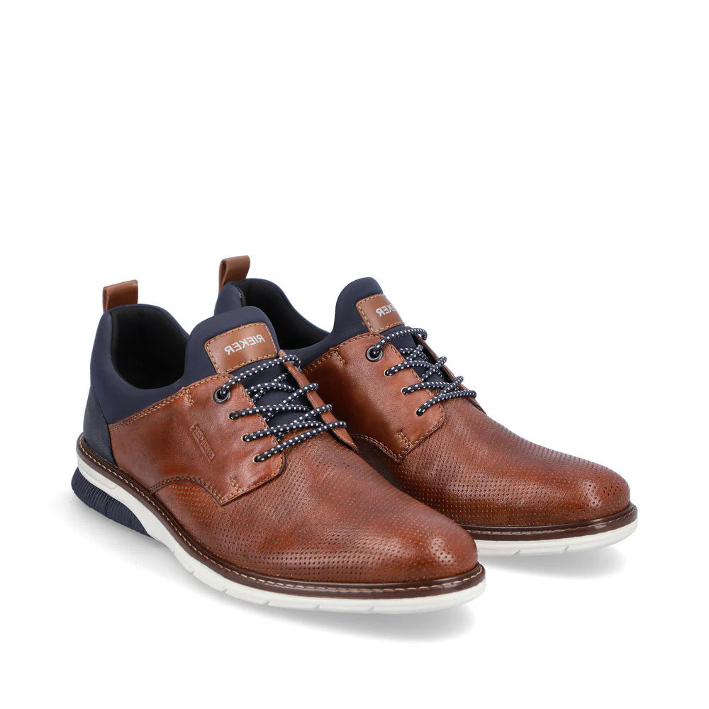 Brown Dress Bungee Slip On