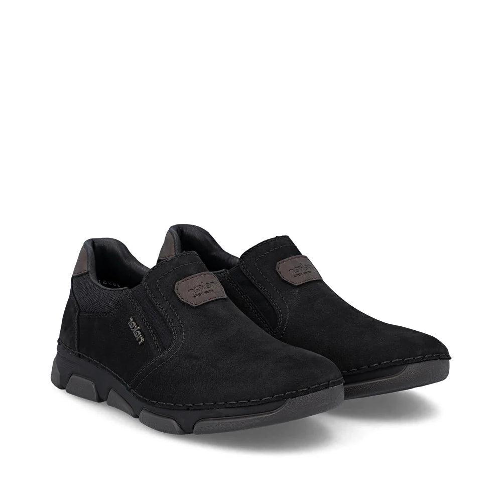 Black Casual Slip On