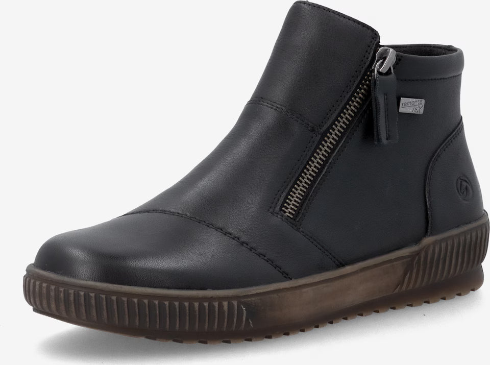 Black Side Zip Water Resistant Boot