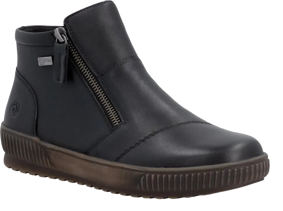 Black Side Zip Water Resistant Boot