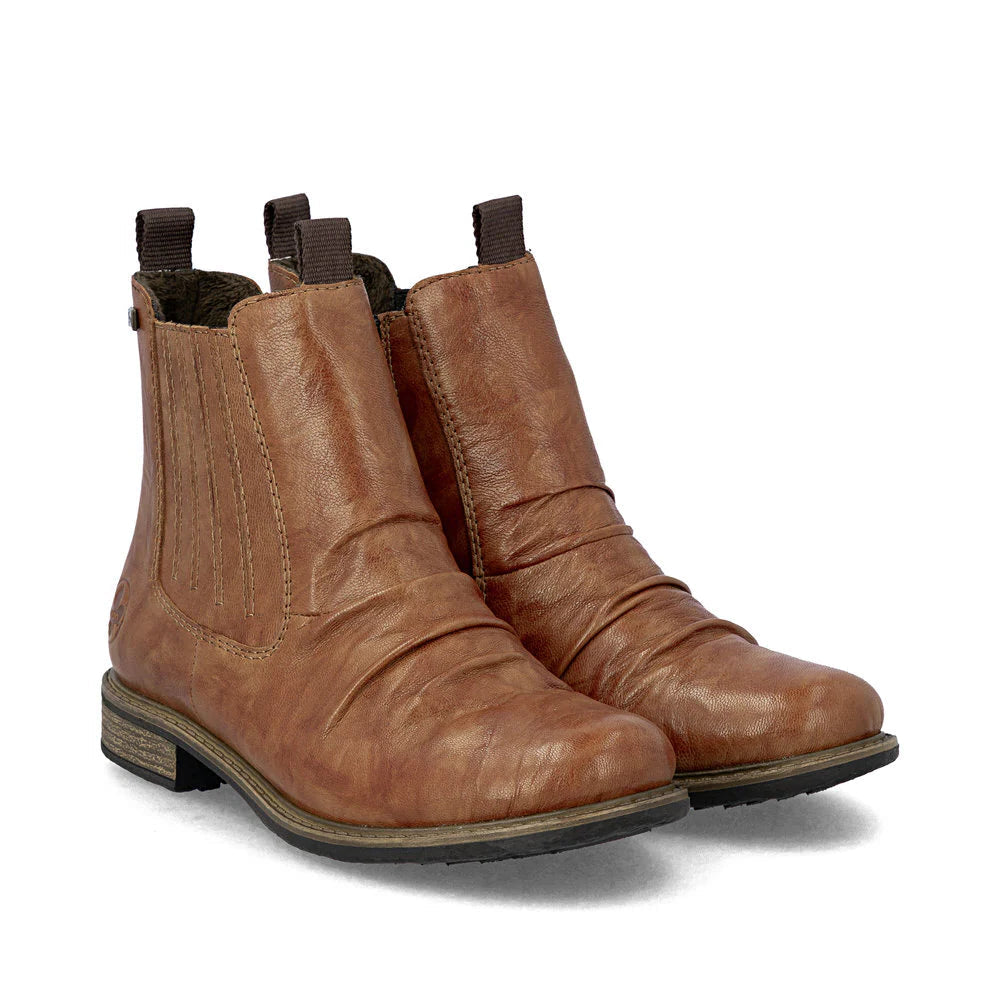 Brown Distressed Chelsea Boot