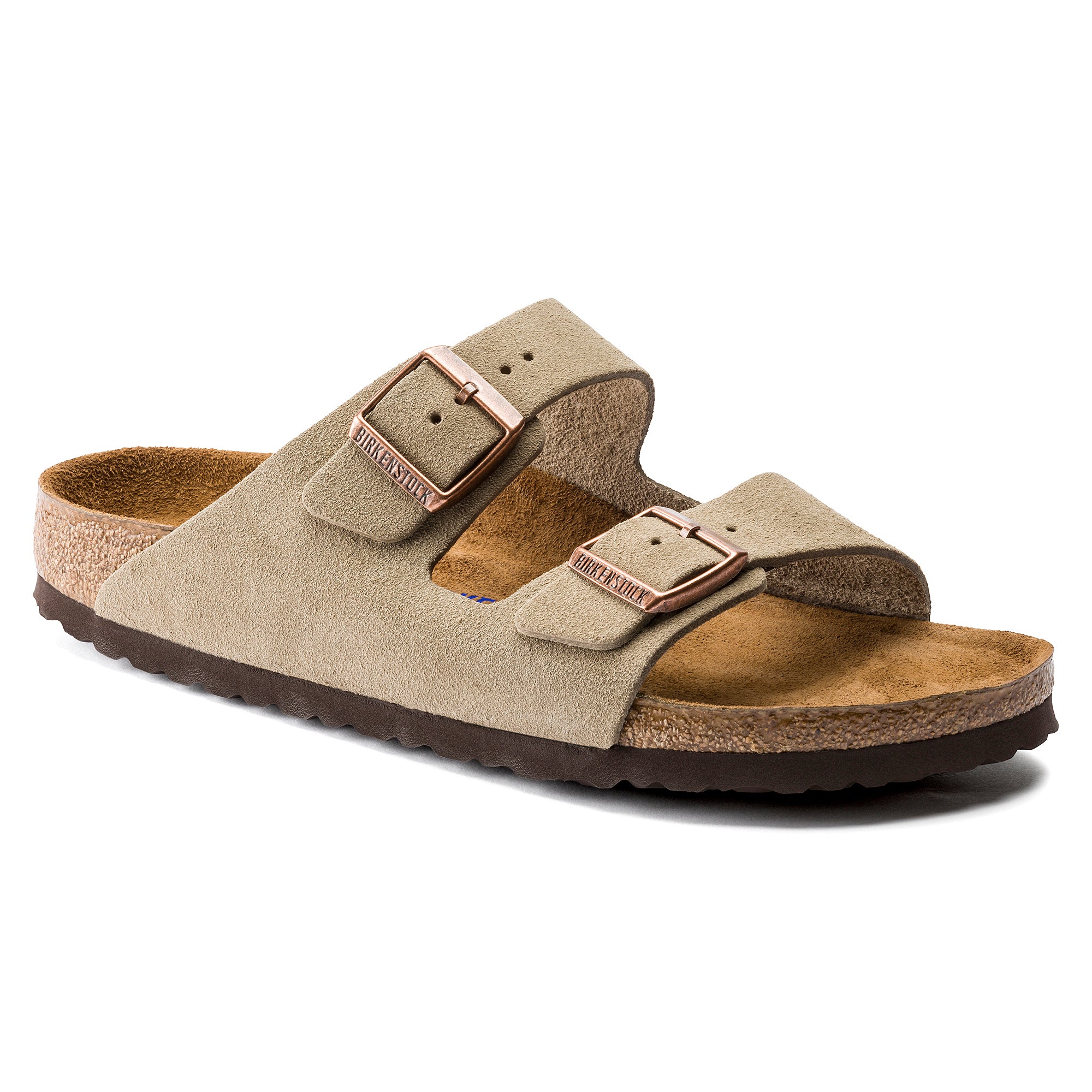 Arizona Taupe Suede Soft Footbed