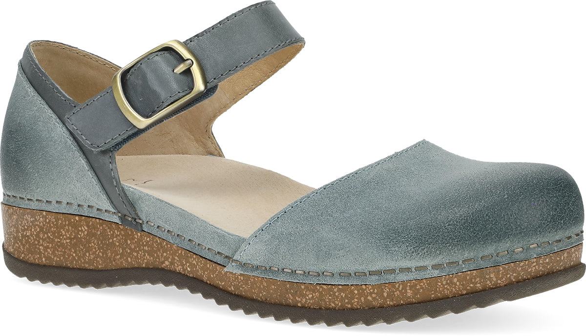 Mae Denim Burnished Nubuck