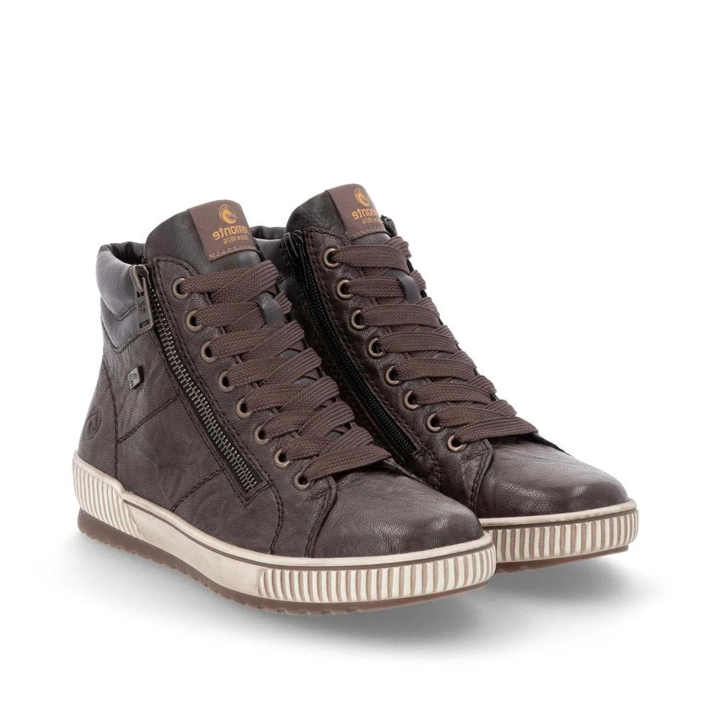 Lace Up & Zip Havanna Sneaker Boot