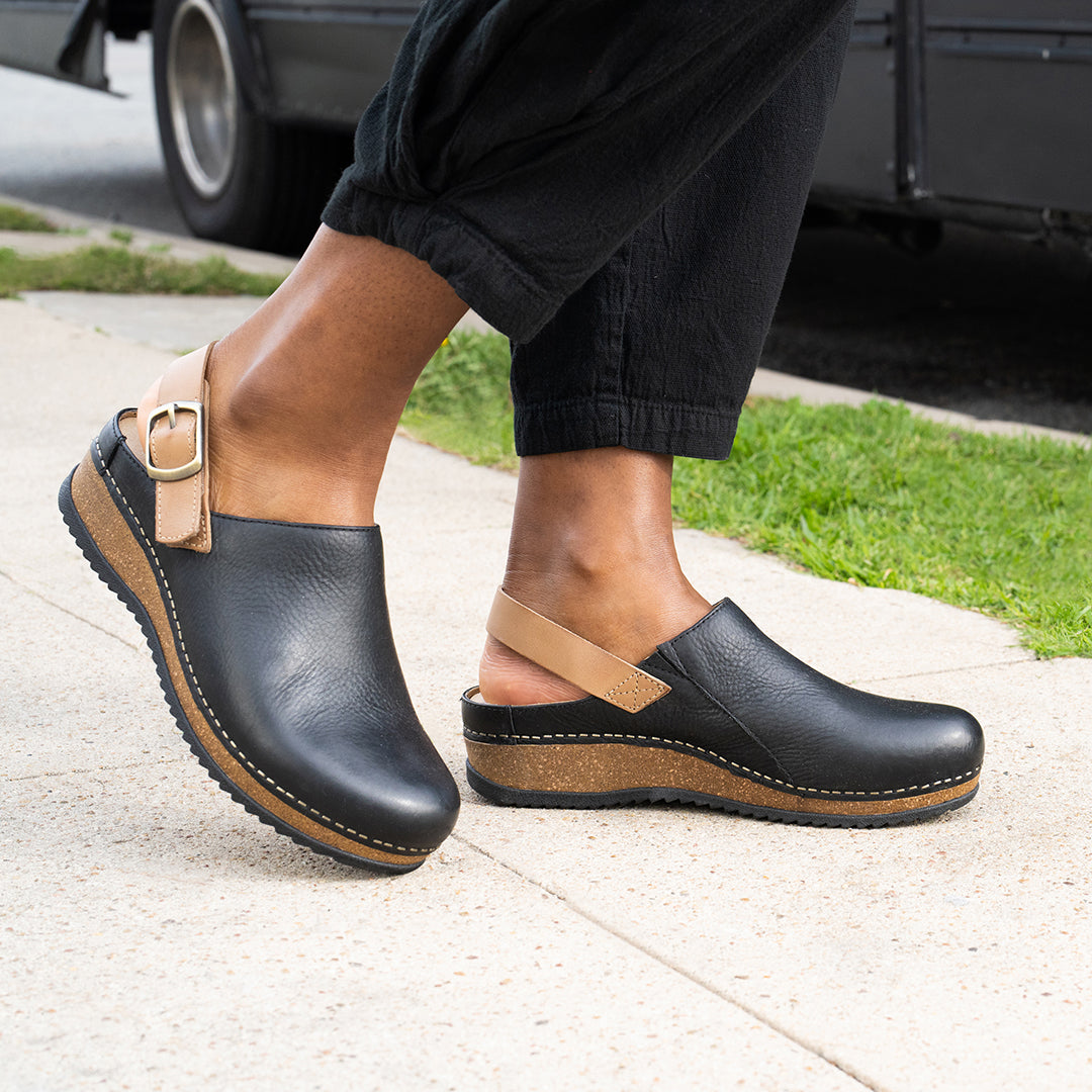 Merrin Black Clog