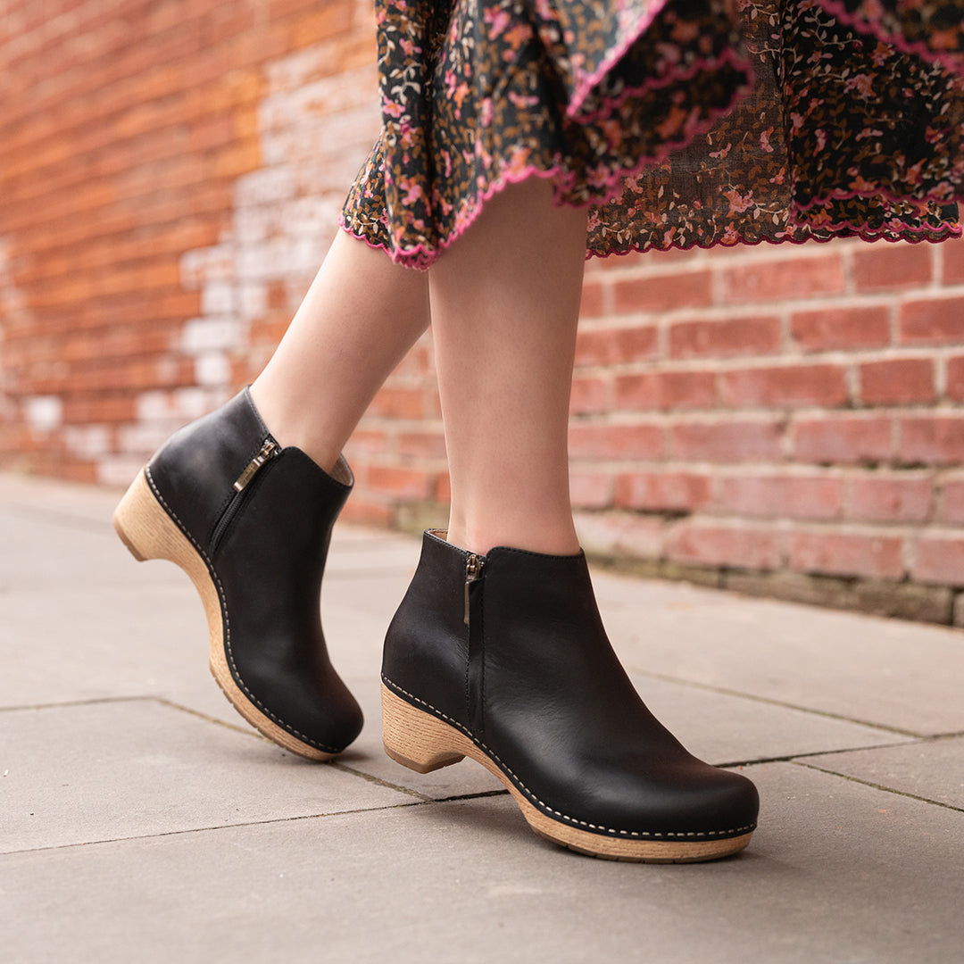 Lizanne Black Ankle Boot