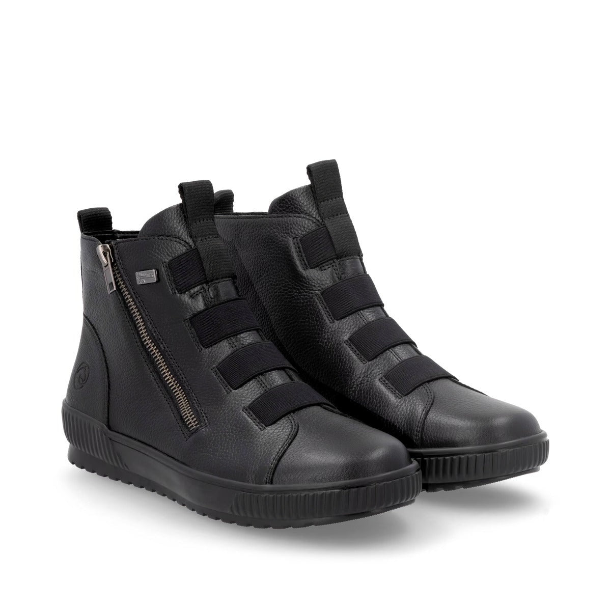 Black Side Zip Stretch Boot