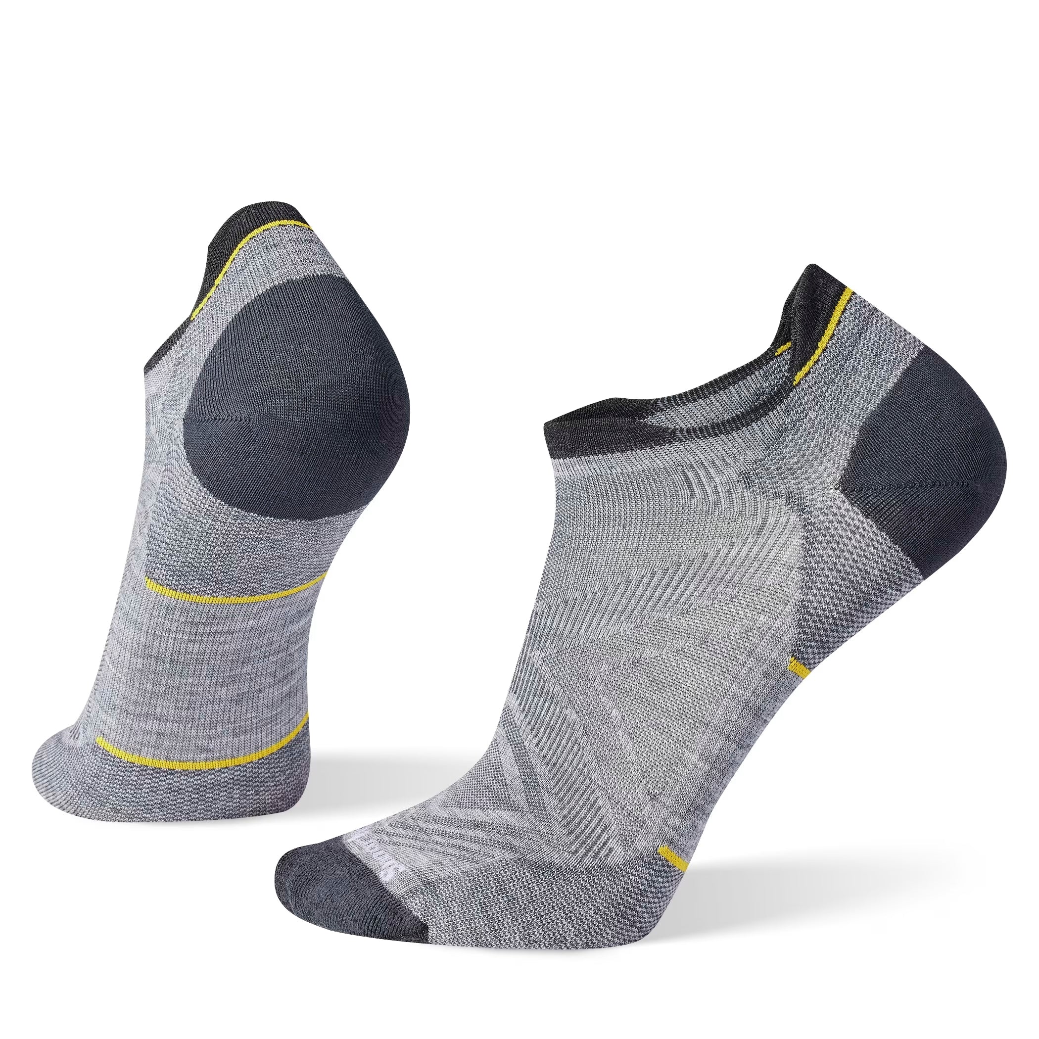 Zero Cushion Light Grey Running Sock