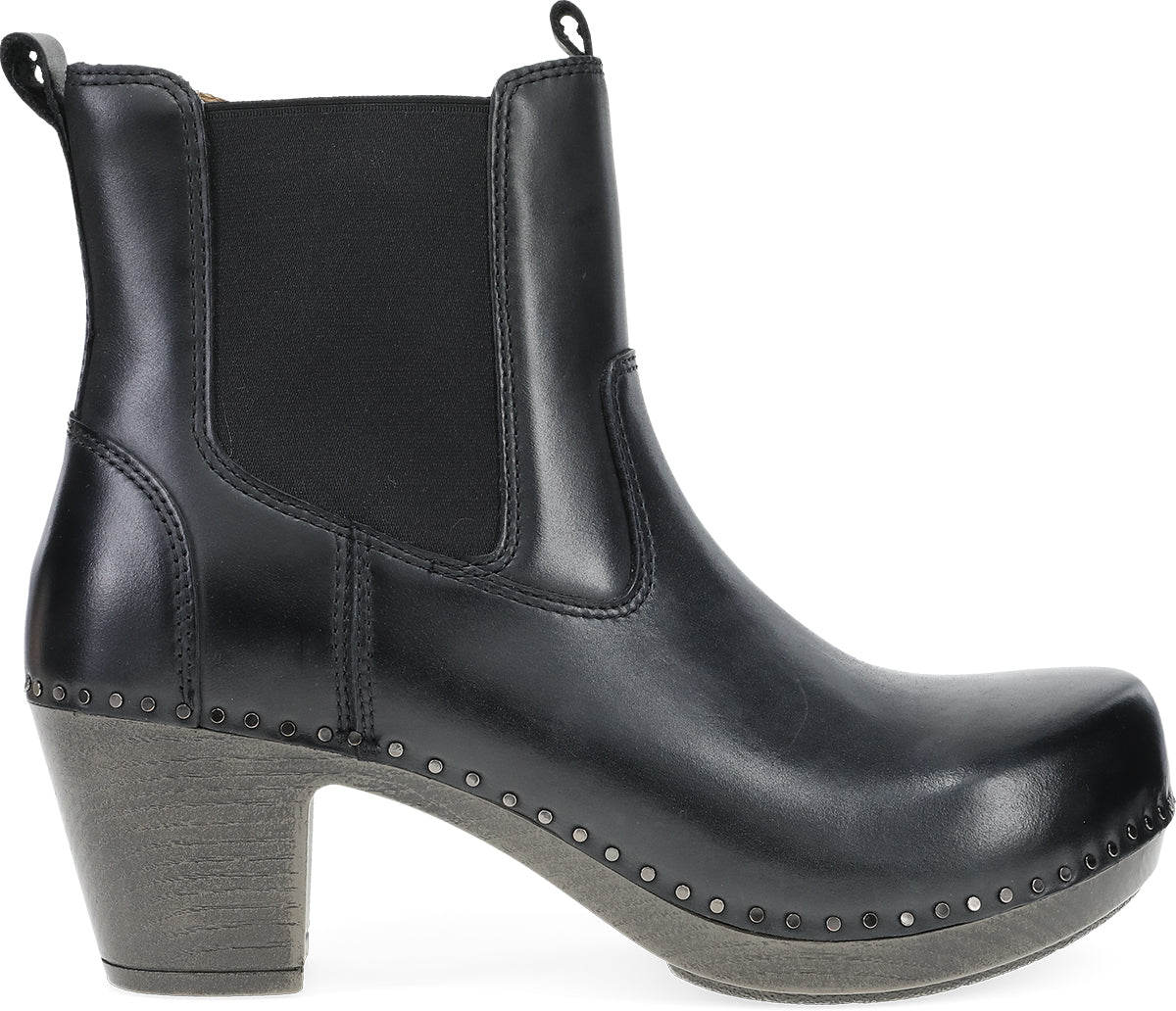 Shayna Heeled Black Boot