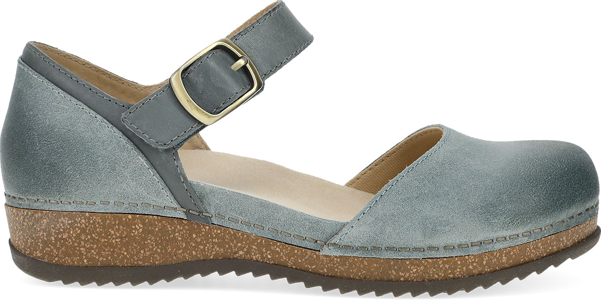 Mae Denim Burnished Nubuck