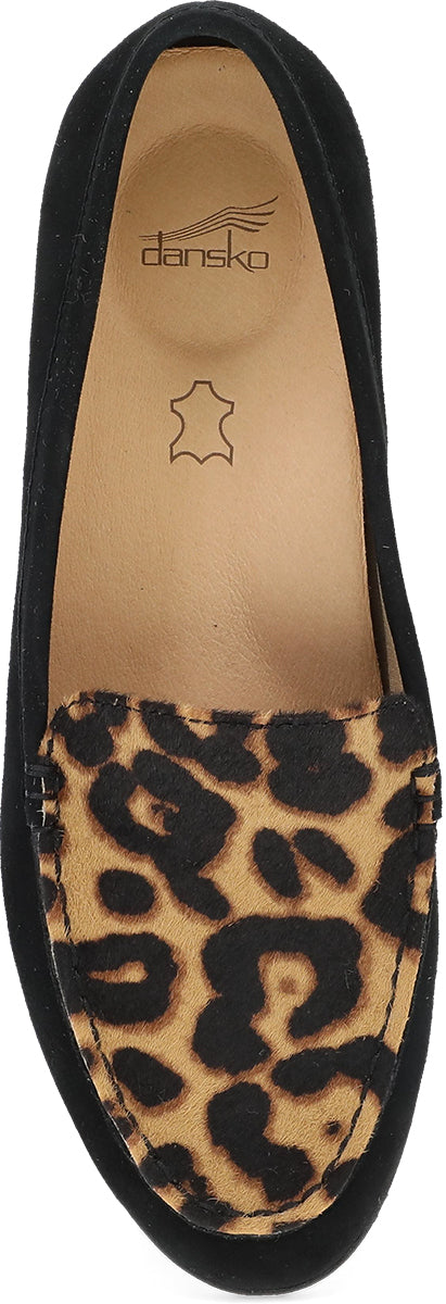 Lorri Black Leopard Haircalf