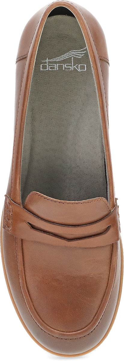 Danica Tan Heeled Penny Loafer