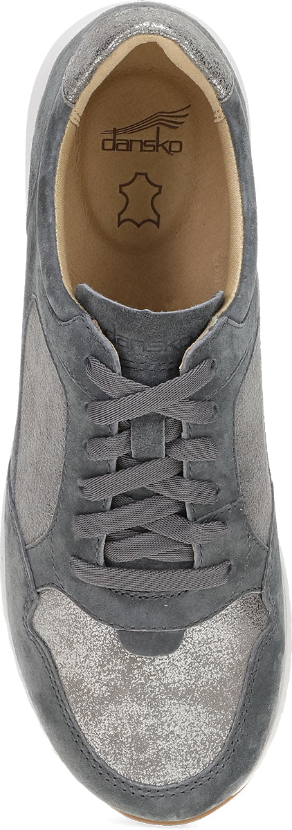Catie Grey Pewter Suede