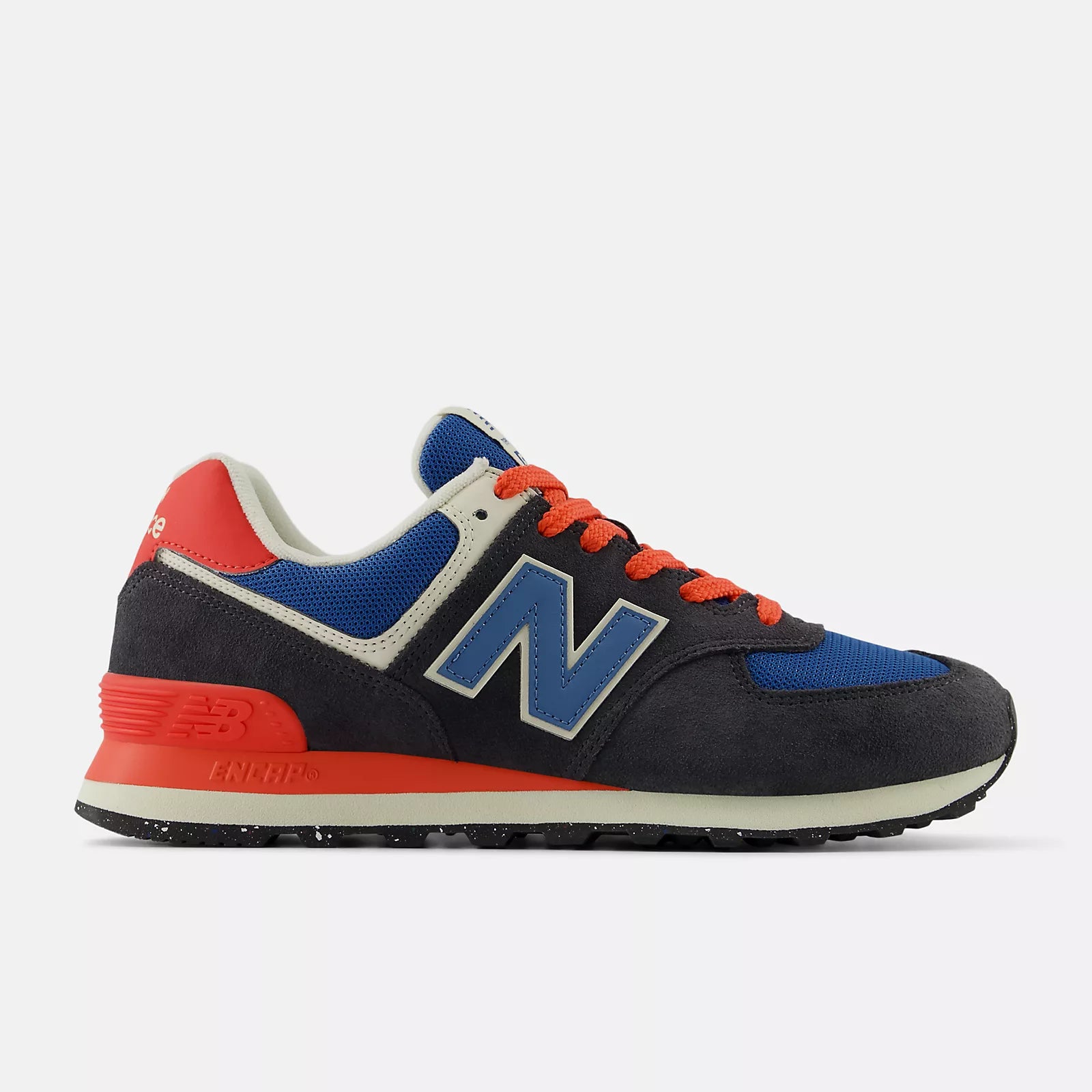 574 Classic Blue/Red (Men's size scale)