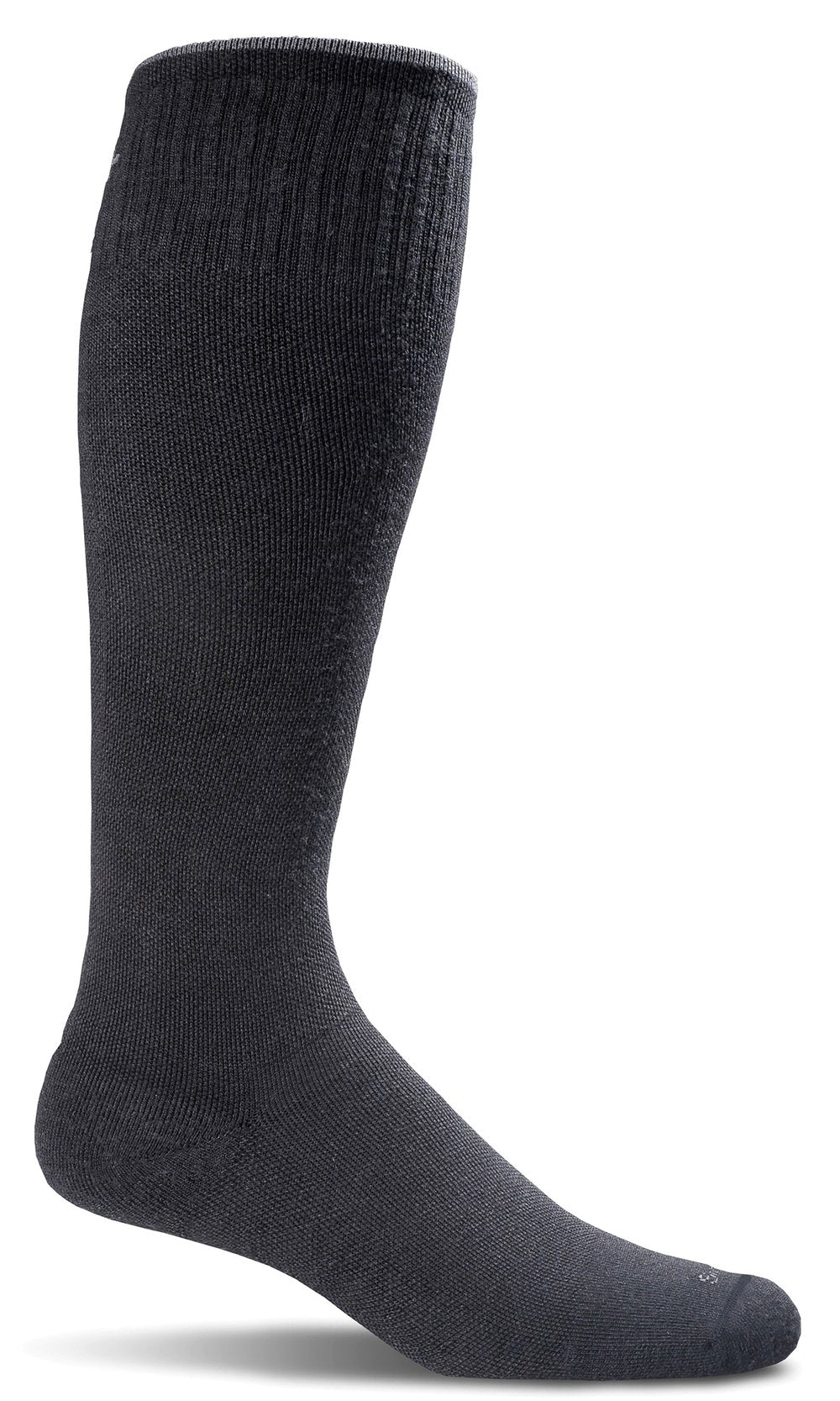 Black Graduated Compression Sock (Men's size scale)