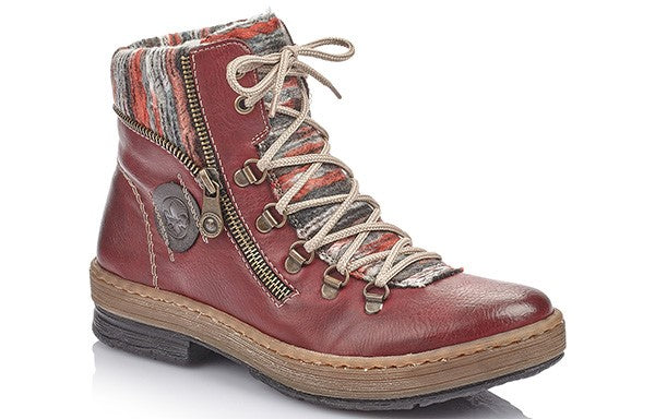 Red Wool Lined Boot — Mast