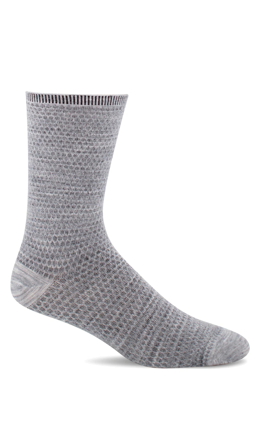 Wabi Sabi Grey Casual Sock (Women's size scale)