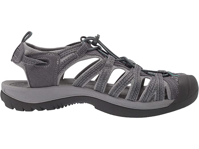 Whisper Medium Gray/Peacock Green (Women's Size Scale)